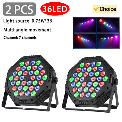 3w*60 led rgb 3 in 1 par light dmx 512 sound control dj party lights wedding disco lights ballroom club projection stage lamp