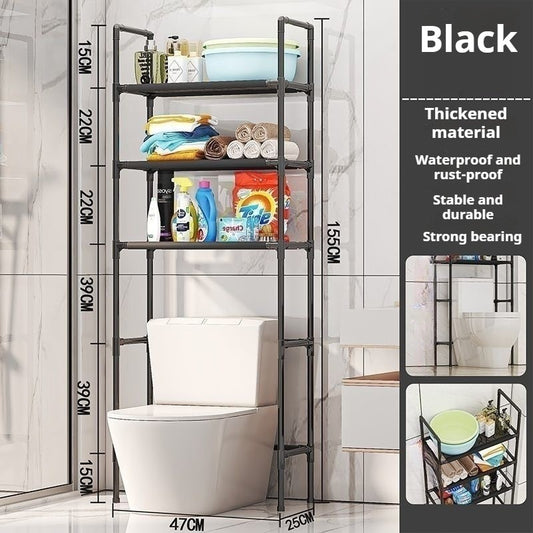 Floor Standing Storage Rack For Bathroom Increases Space Saving Multi Story Bathroom Storage Racks Without Holes Laundry Rack