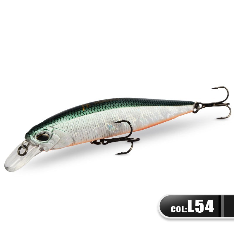 MEREDITH JERK MINNOW 100F 14g Flutuante Wobbler Isca de Pesca 24 Cores Isca Minnow Isca Dura Qualidade Profissional Profundidade0.8-1.0m