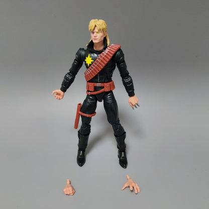 Boneco de Ação Marvel Legends Retro Wolverine Espiral Avalanche Longshot Dark Phoenix Multiple Man 6"