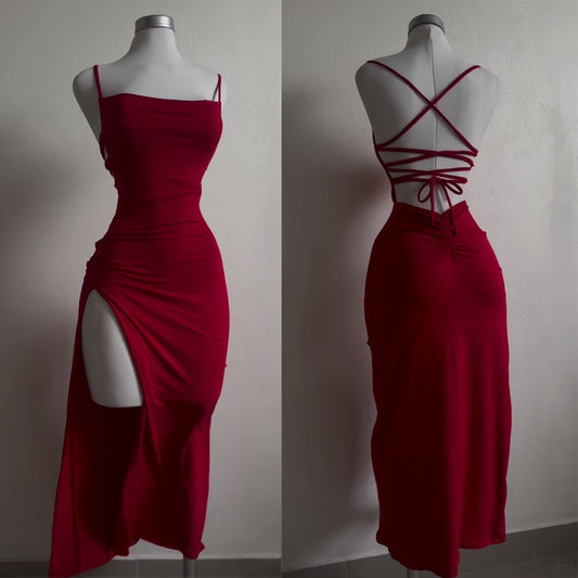 2025 new hot Sale explosive new dress summer high sensibility halter strap Spice