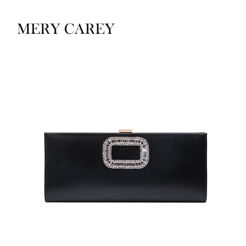 2025 Trend New Luxury Designer Clutch Bag Fashion Women's Black Silk Clutch Bag Elegant Party Wedding Handbag for Women Purse