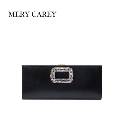 2025 Trend New Luxury Designer Clutch Bag Fashion Women's Black Silk Clutch Bag Elegant Party Wedding Handbag for Women Purse