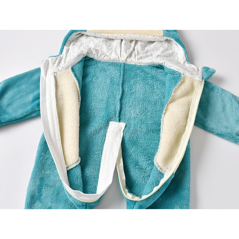 Pokemon Pikachu Snorlax Baby Clothes  Baby Jumpsuit Pajamas Newborn Bodysuit 0-3 Years Old Cosplay Costume Hooded Onesie