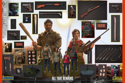 Novo Relançamento Limtoys The Last Survivor Of The Apocalypse 1/12 Joel Ellie 6 Polegadas Action Figure Colecionável Modelo Kit Garagem