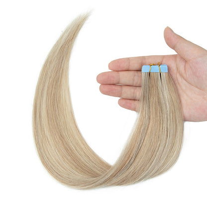 Mini Tape Human Hair Natural Tape in Hair Extentions 3x0.8cm Invisible Tape 10pcs/pack For Side Hair Shipping from the US