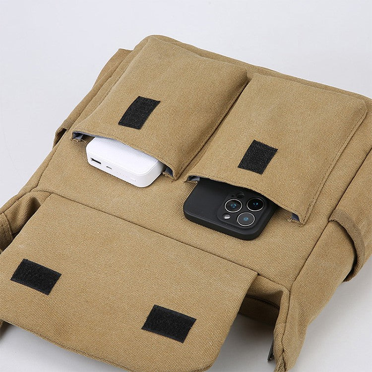 Men's crossbody bag, multi pocket design - large capacity shoulder bag - outdoor essentials, functional storage, city commuters