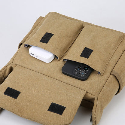 Men's crossbody bag, multi pocket design - large capacity shoulder bag - outdoor essentials, functional storage, city commuters