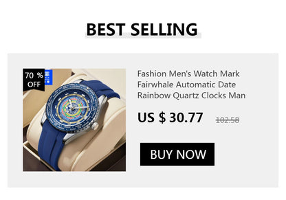 High Quality Mark Fairwhale Mens Wristwatch Fashion Unique Rotating  Roulette Dial Waterproof Quartz Man Watche Dropshipping ?