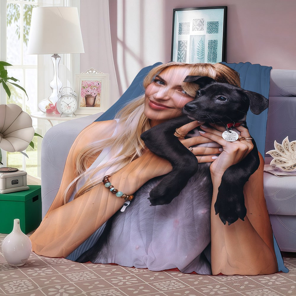 Singer Mckenna Grace Loser Blanket Warm And Soft Suitable For Bedroom Living Room Sofa Bed Office Travel Camping