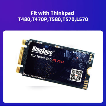 KingSpec SSD M2 PCIE 2242 NVME 240GB SSD 120GB M.2 SSD PCI-e NVme HDD For Computer Thinkpad notebook For T480 X280 T470P T580