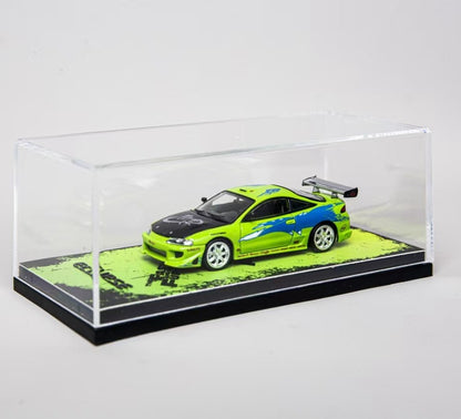 Miniatura de Carro Diecast Transcend Eclipse Fast 1:64 Edição Limitada 999pçs Colecionável Brinquedo Automotivo Veículo Modelos Presente
