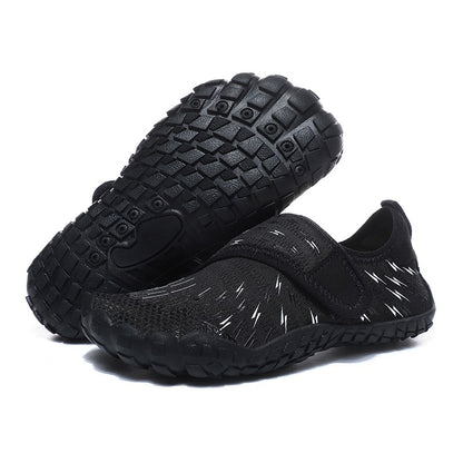 Children Quick Dry Wading Sneakers Boys Girls Light Breathable Beach Aqua Shoes Kid's Elastic Non-slip Water Sports Shoes