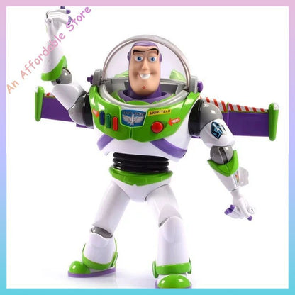 Toy Story Buzz Lightyear Modelo Brinquedos Pixar Robô Elétrico Andando Boneca Action Figure Brinquedo Presente De Aniversário Brinquedos Modelo Para Crianças