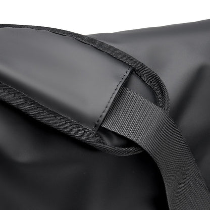 Minimalist Black Men's Shoulder Bag Male High Quality Waterproof Briefcase Crossbody Bag Business Style Messenger Bags for Men