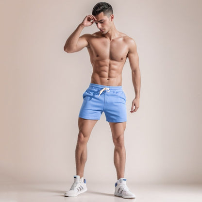 Summer Casual Shorts Men Breathable 100% Cotton Beach Shorts Comfortable Fitness Basketball Sports Short Pants Male Bermudas