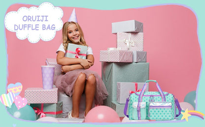 1 Pc Duffle Bag Girls Women Travel Bag Gifts Overnight Bag For Girls Women Tote Bag Sleepover Bag For Girls Gym Dance Bag