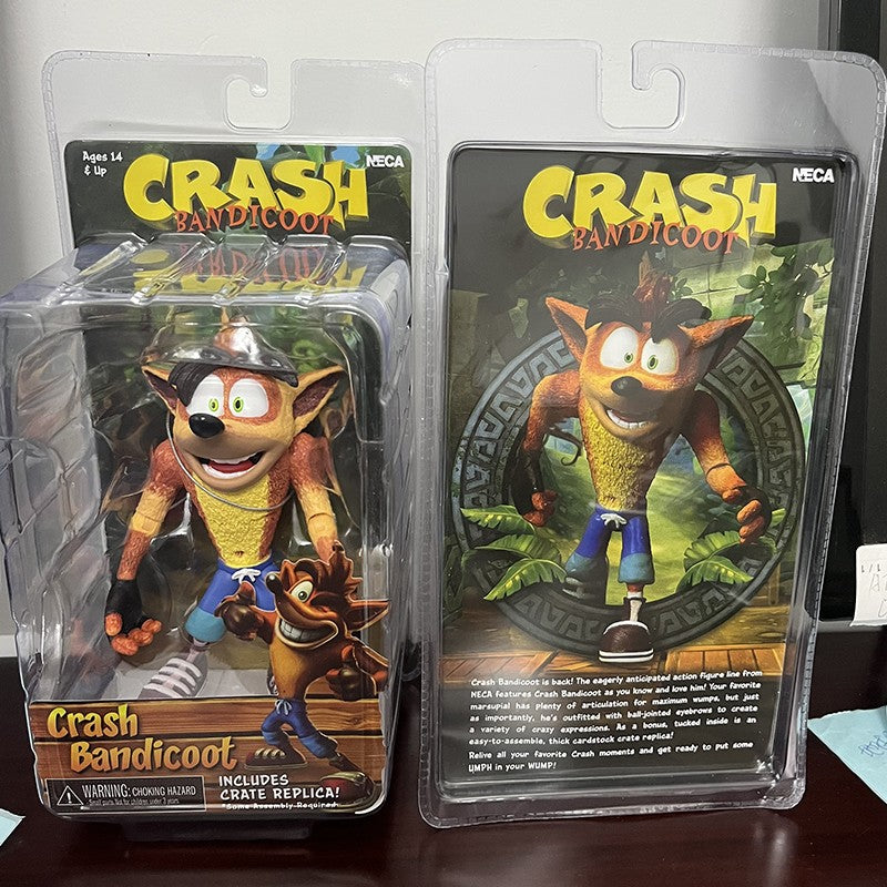 Jogo Crash Figure Crash Bandicoot Sane Trilogy Ação Anime Figura Boneca Decoração Presentes de Halloween