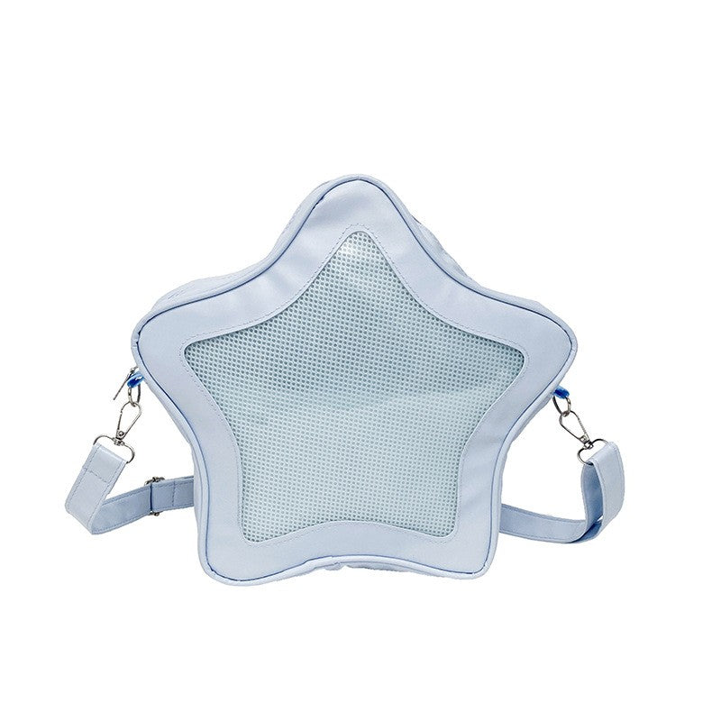 Japanese Style Minimalist Cute Aesthetic Shoulder Bag for Students Kawaii Crossbody Purse Street Fashion