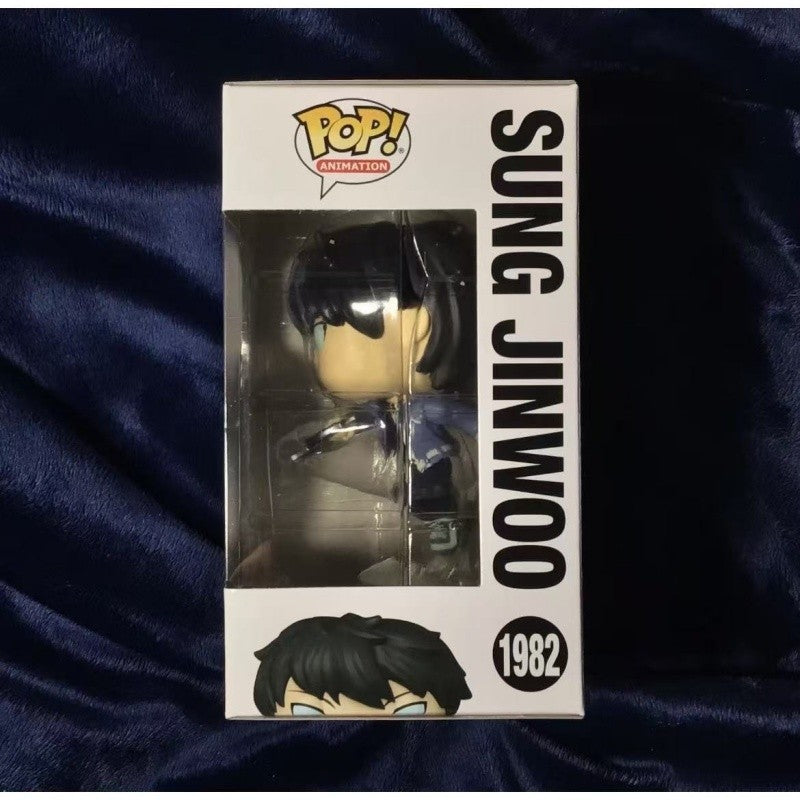 Official Genuine Funko Pop Solo Leveling Sung Jin-Woo Action Doll Model 1982 Limited Edition Hidden Item Vinyl Dolls Gift Toys