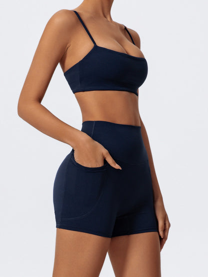 Ctenkevet Sling Yoga Bra Women Gym Workout Push Up Brassiere Female Outdoors Sports Underwear Women Fitness Shockproof Crop Top