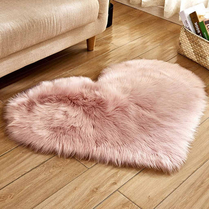 Artificial Wool Imitation Sheepskin Rugs Faux Non Slip Bedroom Shaggy Carpet Mats Fluffy Soft Area Rug Indoor Room Carpet