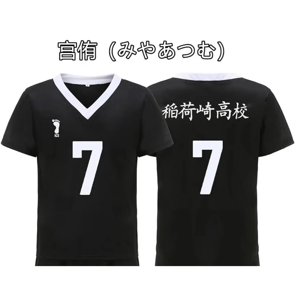 2025 men Anime Miya Atsumu Miya Osamu Cosplay Costume Jersey Rintaro Suna Sportswear Inarizaki School Volleyball Team Uniform