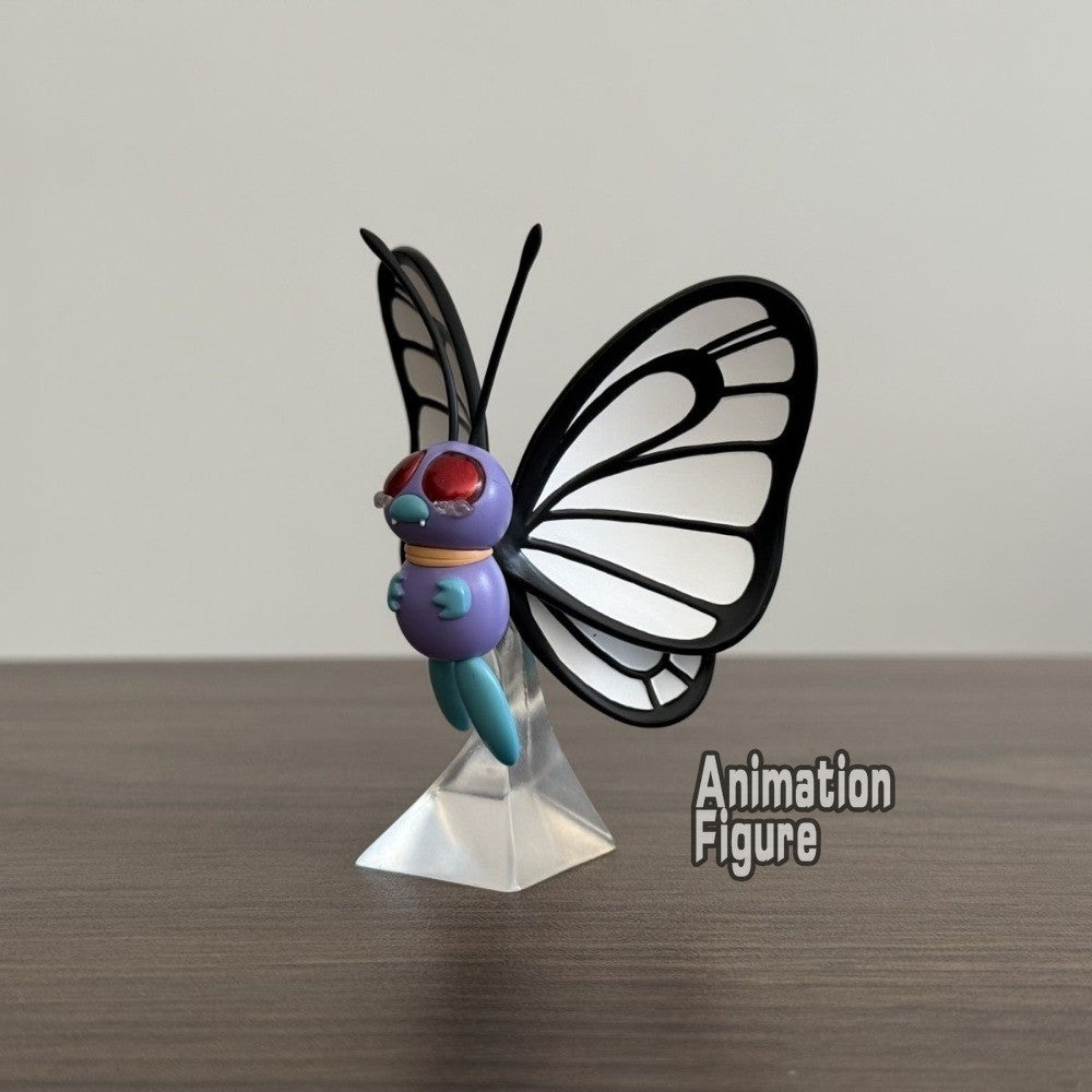6,5 cm/2,56 pol. Anime Pokémon Figura Butterfree Bonecos de Ação Modelo de Coleção em PVC Brinquedos para Presentes Infantis