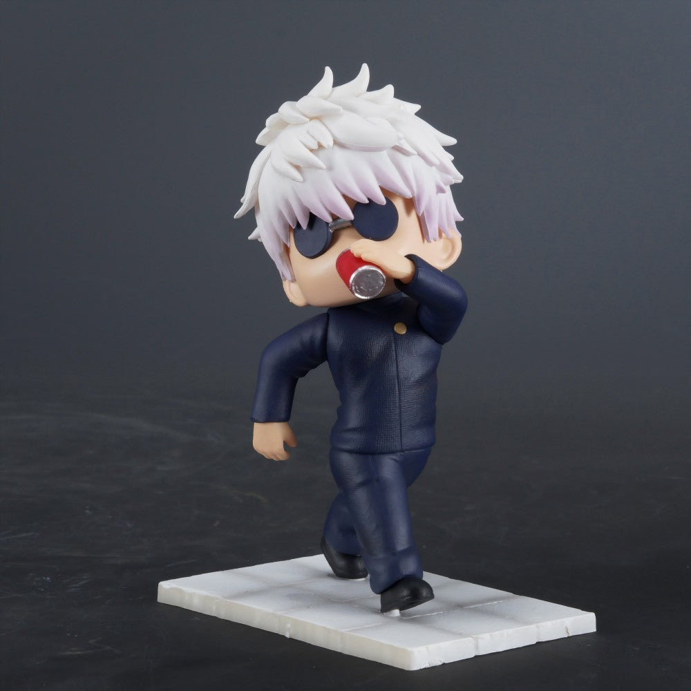 11cm/4.33in Anime Jujutsu Kaisen Boneco Geto Suguru Gojo Satoru Action Figures Estátua PVC Modelo Colecionável Brinquedos Presentes