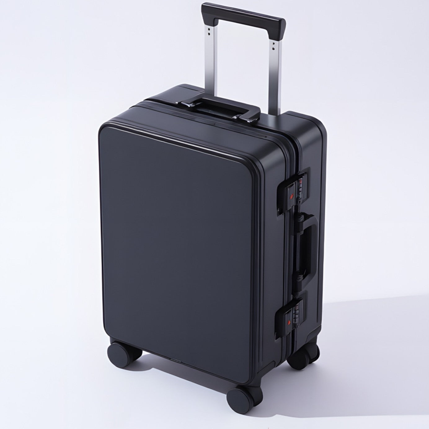 Nova Mala de Alta Qualidade 20" de Bordo para Viagem Trolley Bag Estrutura de Alumínio Atualizada com Trava Bagagem de Rodinhas Material ABS+PC