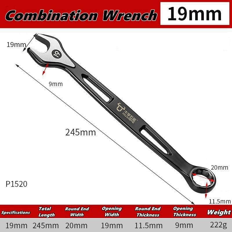 Chave De Boca Dupla Utilização Ameixas Flores Chaves Catracas 6mm-24mm Chaves Combinadas Cortador De Porcas Chave Combinada Ferramenta Manual De Reparo
