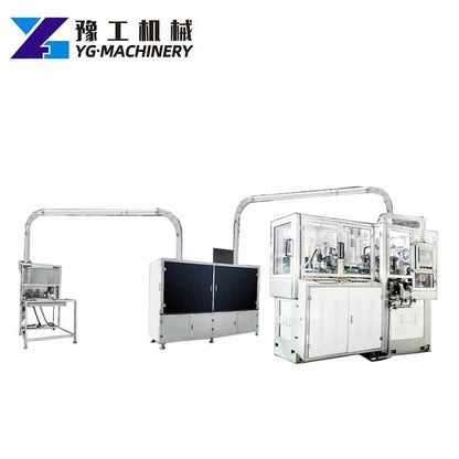 Professional Manufacturer Automatic Coffee Tea Cup Making Machine Price Paper Cup Forming Machine 90 Pcs/min Production Capacity