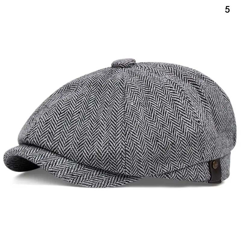 Men Casual Peaky Blinders hat Spring Autumn Retro Beret Hats Wild Casual Hats Unisex Wild Octagonal Cap girl Newsboy English hat