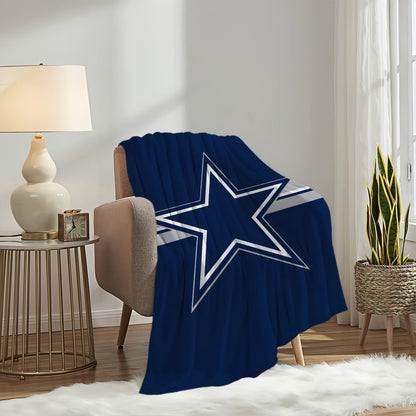 Dallas Cowboys Rugby Blanket Blanket for Couch Sofa Travel Home Hiking Picni Bed Beding Flannel Blanket birthday gift