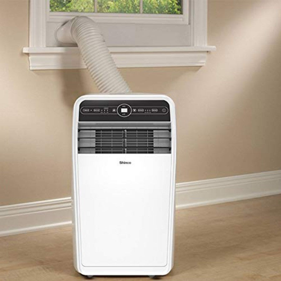 Ar Condicionado Portátil de 12000 BTUs com Modos de Refrigeração, Desumidificador e Ventilador para Ambientes de até 37m² Controle Remoto Temporizador de 24 Horas Inst