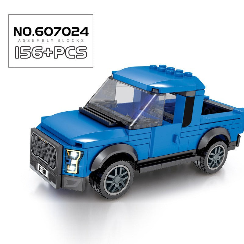 Blocos de Montar Esportivos de Carro MOC Corrida Urbana Bloco de Montar Esportivo de Rally Clássico Veículos Super Corredores Presente de Natal Brinquedos Técnicos