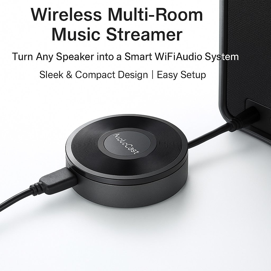 AudioCast M5 Wireless Wifi Music Audio Streamer Receiver Audiocast Ieast pPlayDLNA For Airplay Audio Music Adapter Multi Room