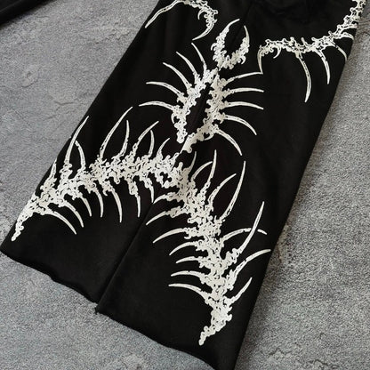 2025 Tendência Moda Rua Punk Hip-hop Calça Solta Masculina Retrô Harajuku Y2K Versátil Calça Casual Feminina Oversized