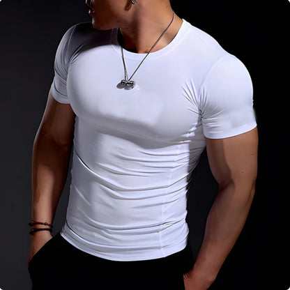 Men Compression Running T-shirt Fitness Tight Long Sleeve Sport Shirts Training Jogging Tops Gym Sportswear Dry Fit Rashgard