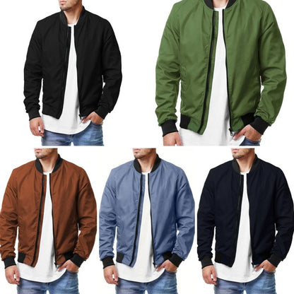 New Military Jacket Men's Slim Bomber Jacket Spring Autumn R Men Outerwear Ma-1 Aviator Pilot Air Bomber Jackes and Coat Male