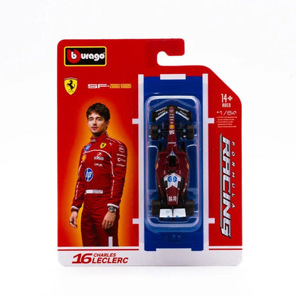 New In Stock Bburago 1:64 2025 F1 Sf-25 Leclerc-#16 Hamilton-#44 Rb21 Verstappen-#1  Mcl39 W16 Alloy Miniature Diecast Model Toy