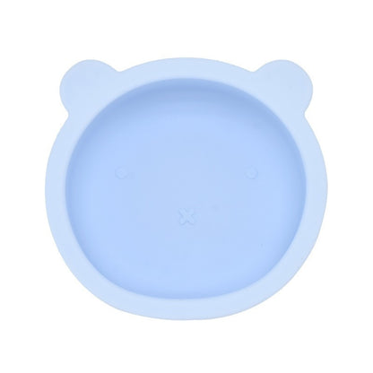 BPA Free Baby Silicone Feeding Bowl Cartoon Dishes For Kids Suction cup Anti-Drop Non-Slip Dinnerware Autonomous eating training