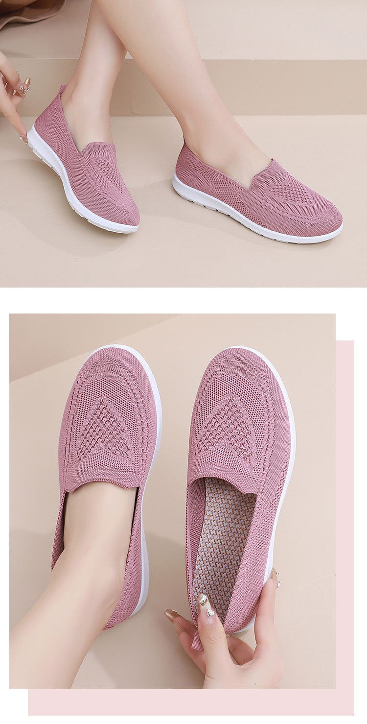 Asgard Women's Casual Flats Shoes Outdoor Lightweight Walking Shoes Summer Comfortable Breathable Mesh Shoes New Hollowing Shoes