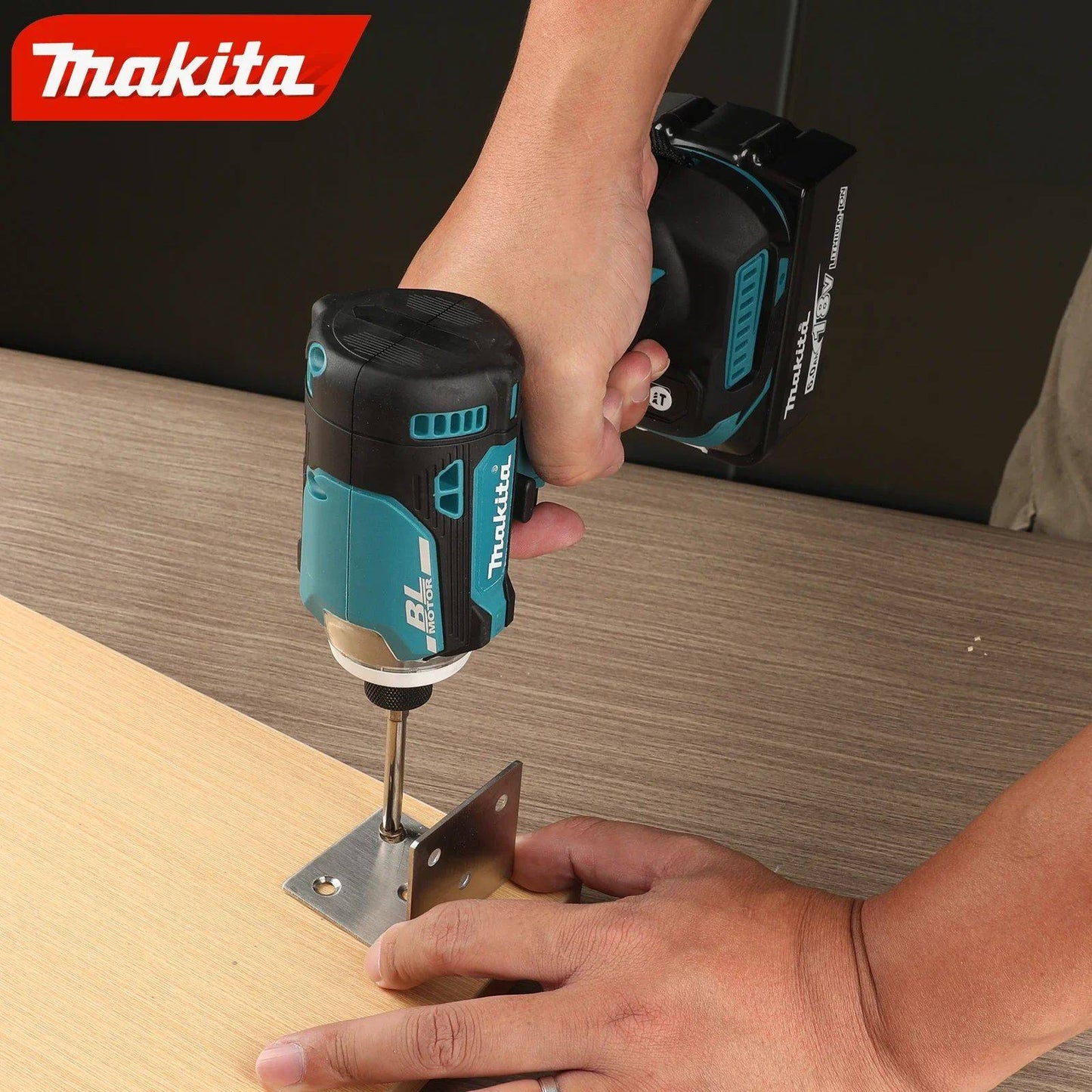 Parafusadeira de Impacto Makita DTD171 18V sem Escovas Furadeira Recarregável Ferramentas Elétricas Sem Fio