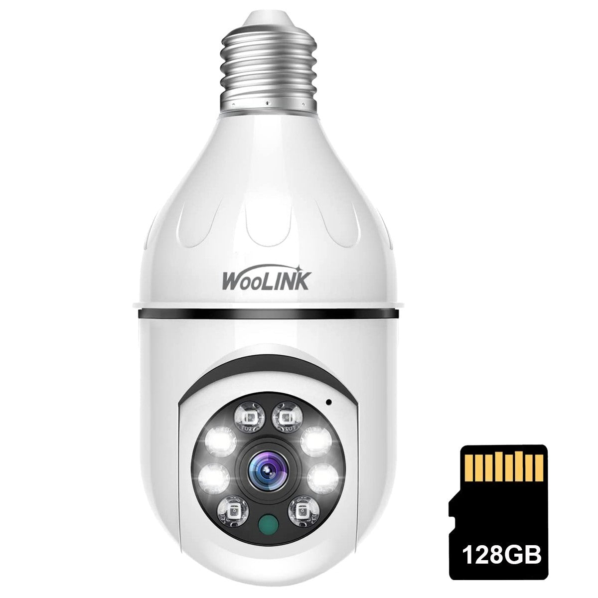 Wireless Bulb Camera Wifi E27 Bulb Camera 360 degree WiFi Security Camera Full-color High-definition Night Vision