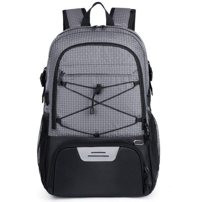 Mochila Esportiva de Basquete para Deslocamento Caminhada Trekking Acampamento com Bolso para Calçados, Viagem ao Ar Livre, Futebol, Academia, Mochila Escolar