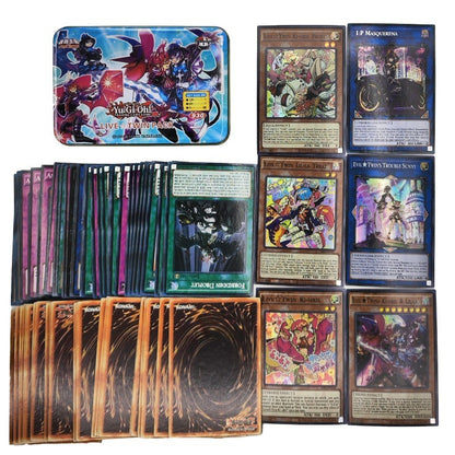 Yu Gi Oh Cards PACK DE DEUS EGÍPCIO Deck de Cartas Inglês TCG Holográfico Dourado Dragão Branco Jogo de Duelo Coleção de Cartas com Caixa de Lata
