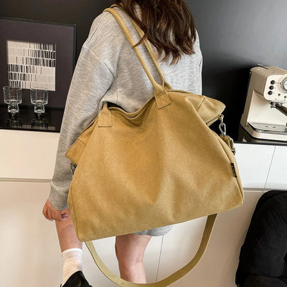 Bag Unisex Large Capacity Shopping Bag Sports Fitness Bag Sport Bag Hot Bags Casual Versatile Yoga Bag Tote Shoulder Bag Canvas