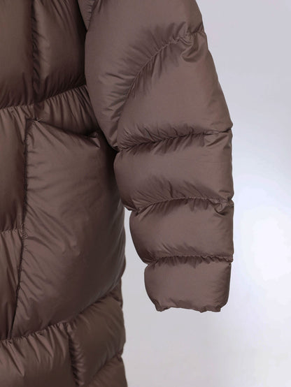 Super thick 400g filling White duck down Bread Coat Female Brand Winter Women's Extended Knee-Length Luxury down Jacket Warm