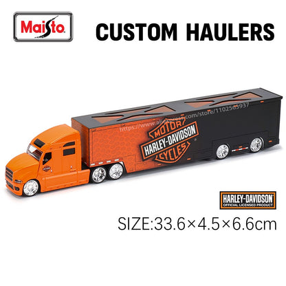 Maisto 1:64 MACK Anthem LoneStar UP Transporte Fabricação de Fundição Reboque Modelo Simulação Modelo Coleção de Carro de Liga